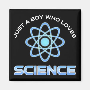 Aimant Juste un garçon qui aime la science