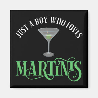 Aimant Juste Un Garçon Qui Aime Les Martinis