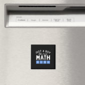Aimant Juste Un Garçon Qui Aime Les Maths Algèbre Drôle D (In Situ (Lave-vaisselle))
