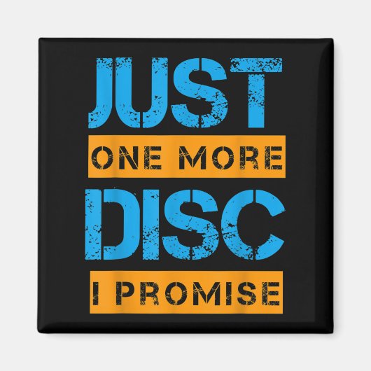 Aimant Juste Un Jeu De Golf Disque De Disque Art Slogan Q (Devant)