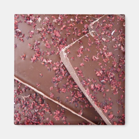 Aimant juste un peu de chocolat (Devant)