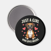 Aimant Juste une fille qui adore les Boxers (Recto/Verso)