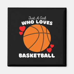 Aimant Juste Une Fille Qui Aime Le Basketball - Mignonnes