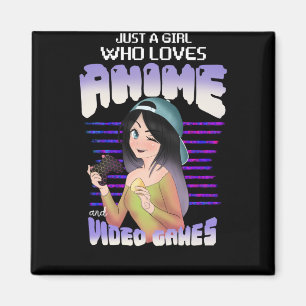 Aimant juste une fille qui aime les jeux vidéos et les a