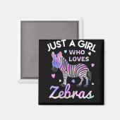 Aimant juste une fille qui aime les zèbres (Recto/Verso)
