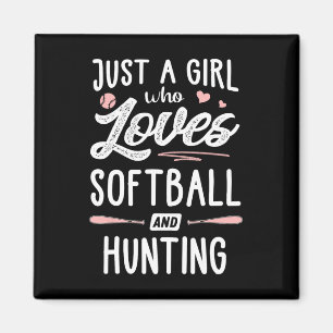 Aimant Juste une fille qui aime Softll et la chasse Cadea