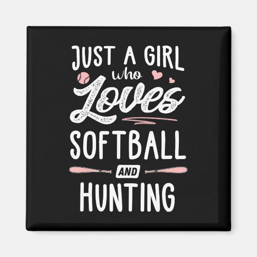 Aimant Juste une fille qui aime Softll et la chasse Cadea (Devant)