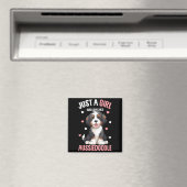 Aimant Juste une fille qui aime son Aussiedoodle Aussie D (In Situ (Lave-vaisselle))