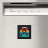 Aimant Juste une fille qui aime vraiment l'anime Fun pour (In Situ (Lave-vaisselle))