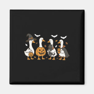 Aimant Juste Une Oie Éffrayante Halloween Goose Witch Si