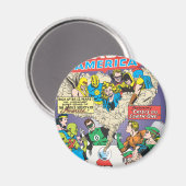 Aimant Justice League of America Numéro 21 - août (Recto/Verso)