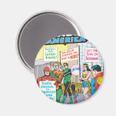 Aimant Justice League of America Numéro 28 - Juin (Recto/Verso)