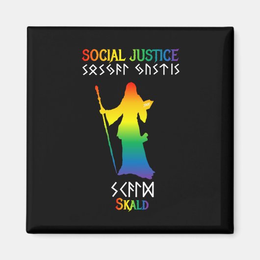 Aimant Justice sociale Skald (Devant)