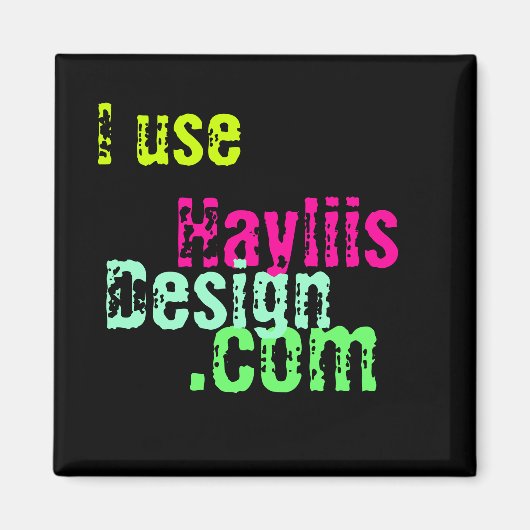 Aimant J'utilise le design de Haylii (Devant)