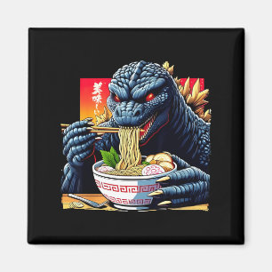 Aimant Kaiju drôle mangeant un amant de monstre japonais