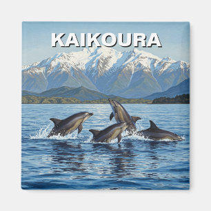 Aimant Kaikoura Nouvelle-Zélande Dolphins Voyage