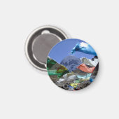 Aimant Kailash, montagne sainte, Tibet - Himalaya (Recto/Verso)