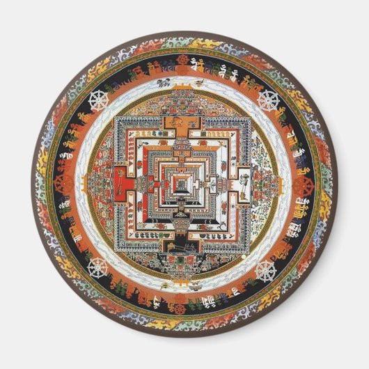 Aimant Kalachakra Mandala (Devant)