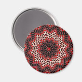 Aimant Kaleidoscope à feuilles chaudes (Recto/Verso)