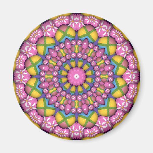 Aimant Kaleidoscope à oeufs de Pâques (Devant)
