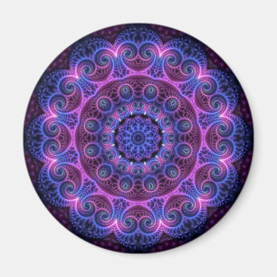 Aimant Kaleidoscope Apophyse Coeurs Mandala