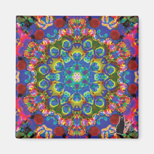 Aimant Kaléidoscope Doily (Devant)