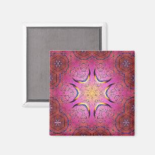 Aimant Kaleidoscope du coeur radieux