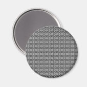 Aimant Kaléidoscope gris (Recto/Verso)