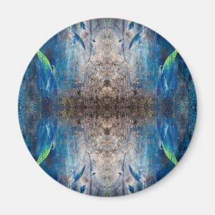 Aimant Kaléidoscopique abstrait bunt bohemien mandala