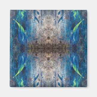 Aimant Kaléidoscopique abstrait bunt bohemien mandala