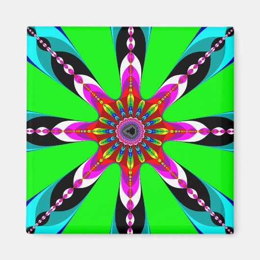 Aimant Kaleidozone - Fractal (Devant)