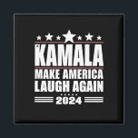 Aimant Kamala fait rire l'Amérique à nouveau drapeau amér<br><div class="desc">Kamala fait rire l'Amérique à nouveau drapeau américain 2024</div>