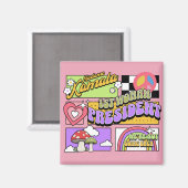 Aimant Kamala Harris 1ère femme Présidente Inauguration (Recto/Verso)