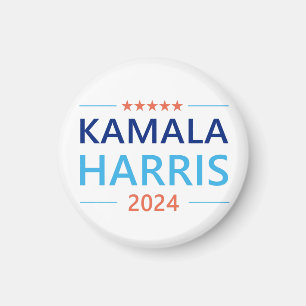 Aimant Kamala Harris 2024 pour le Président Button