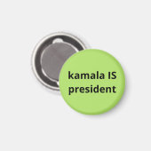 Aimant Kamala Harris est la présidente des élections de 2 (Recto/Verso)
