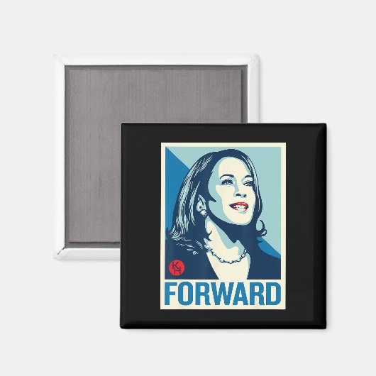Aimant Kamala Harris Forward (Recto/Verso)