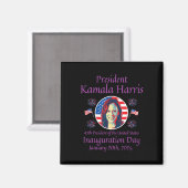 Aimant Kamala Harris Inauguration 2025 Memorabilia 1 (Recto/Verso)