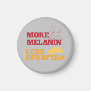 Aimant Kamala Harris pas Trump plus Melanin moins Sprayta