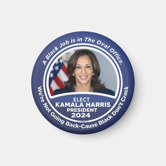 Aimant Kamala Harris pour le président 2024 (Devant)