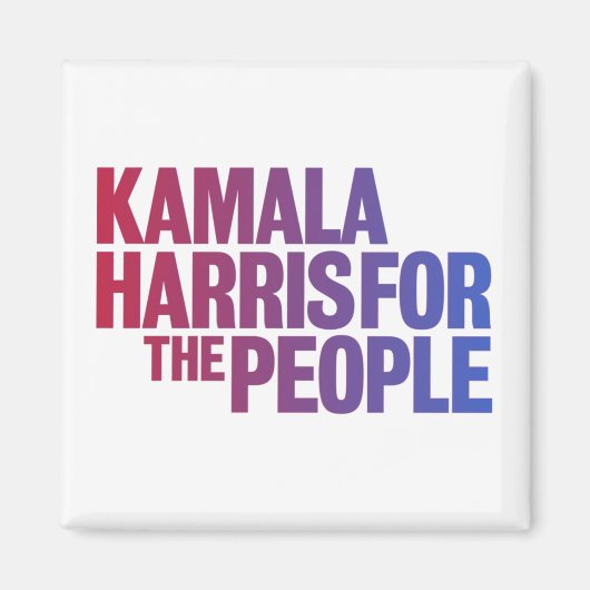 Aimant Kamala Harris pour le président People 2020 Campai (Devant)