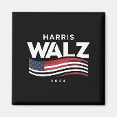 Aimant Kamala Harris Tim Walz Valse 2024 Election (Devant)