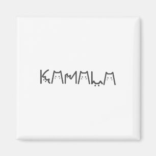 Aimant Kamala Lettering Positive Pour Kamala Harris 2024