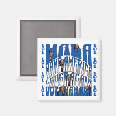 Aimant Kamala riant (Recto/Verso)