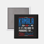 Aimant Kamala Si c'est trop difficile de proclamer ça Ess (Recto/Verso)