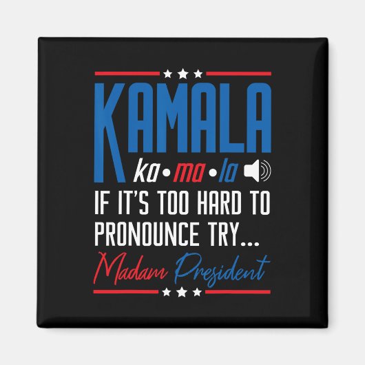Aimant Kamala Si c'est trop difficile de proclamer ça Ess (Devant)