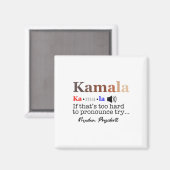 Aimant Kamala Si c'est trop difficile de proclamer Essaye (Recto/Verso)