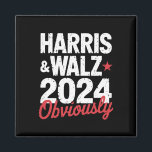 Aimant Kamala Walz Évidemment 2024 Harris Waltz 2024<br><div class="desc">Kamala Walz Évidemment 2024 Harris Waltz Élection 2024</div>