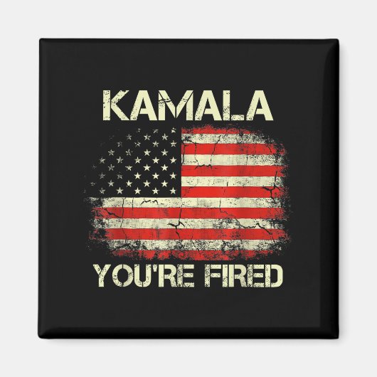 Aimant Kamala You're Fired Funny Anti Kamala Harris Elect (Devant)