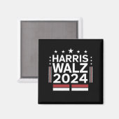 Aimant KamalaHarris TimWaltz 2024 (Recto/Verso)