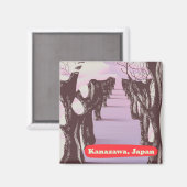Aimant Kanazawa, Japon Floraison (Recto/Verso)